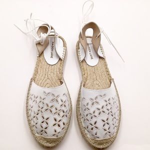 🆕{Maiden Lane} Eyelet Embroidered Espadrille